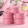 PACKOVE 20 Pieces Cream Lotion Containers Aluminum 50ml Empty Cosmetic Perfect Trips Simple Design Convenient Storing Eyeshadow Lip Balm
