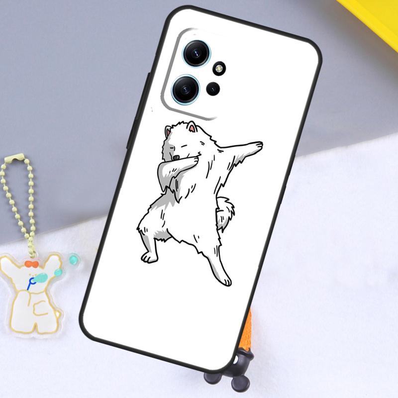 Cartoon Samoyed Dog For Xiaomi Redmi 12 9C 10C 12C 13C Case For Redmi Note 12 Pro 11 8 9 10 Pro 9S 10S 11S 12S