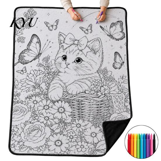 Einzigartige Geburtstagsgeschenke für sie Halloween DIY Maldecke mit 24 Stiften, Gestalte deine eigene Decke, Dekorative Wohnzimmerdecke, Geist Kürbis