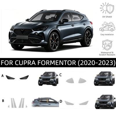 Pour Seat Cupra Formentor - Film Extérieur de Voiture TPU Phares Rétroviseurs Montants B Film Protecteur Anti-Rayures Accessoires