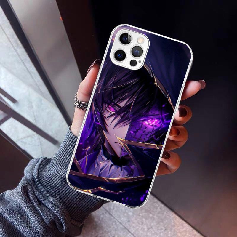 Code Geass Anime Phone Case For iPhone 17 Air 11 13 Mini 14 15 Plus 16 12 Pro Max 16E SE 7 8 Pattern Soft TPU Back Cover 17 Air