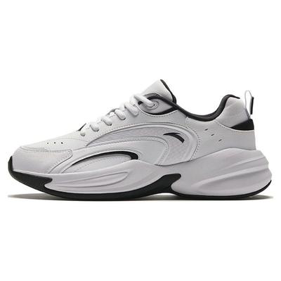 Tela Cuero Sintético Ace Absorción de Impactos Ligero Caña Baja Zapatos de Papá Zapatillas de Hombre Blanco 912338802-10