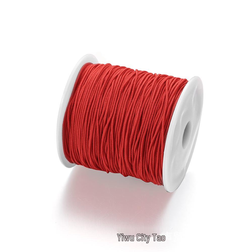 

Аксессуары для ювелирных изделий своими руками: Эластичный шнур с оплеткой для изготовления браслетов и ожерелий 1mm x 50m красный