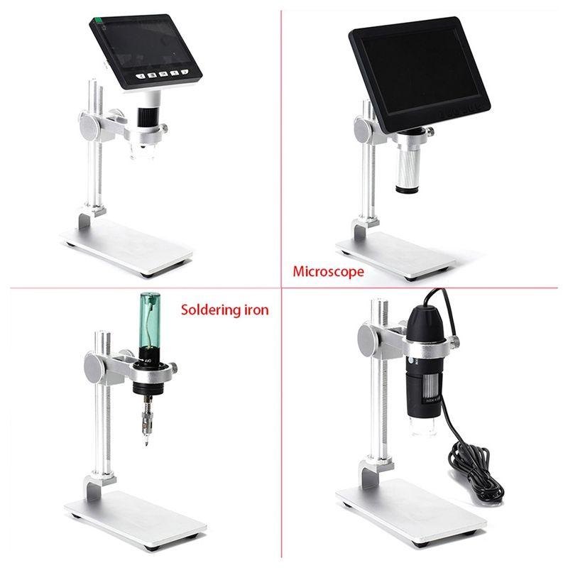 A84E-Microscope Bracket Aluminum Alloy Lifting Bracket 35MM Bracket, Used For Microscope Maintenance And Welding