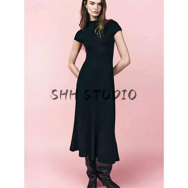 Spring New Women's Clothing Fashion Style Retro Waist-Controlled Soft Plaid Sleeveless Drop Shoulder Dress 5584174