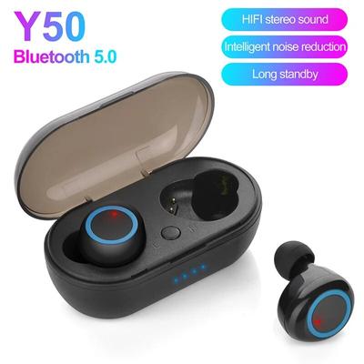Y50 TWS Bluetooth sluchátka Earbuds 5.0 Bezdrátová bluetooth sluchátka Hifi Stereo Headset Bezdrátová sluchátka s dotykovým ovládáním do uší