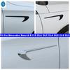 Car Accessories Side Body Leaf Foliage Fender Door Decor Flank Wing Stripes Cover Trim For Benz A B C E GLA GLC CLA GLE CLS GLS