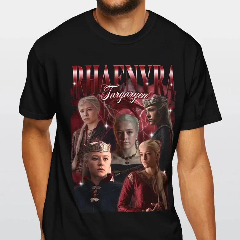 Rhaenyra Targaryen House Of The Dragon Graphic T Shirt S-5XL S