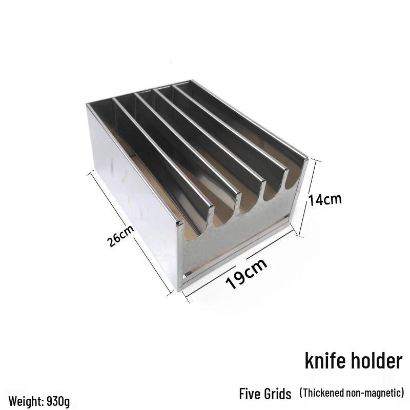 Stainless Steel Commercial Knife Holder Large