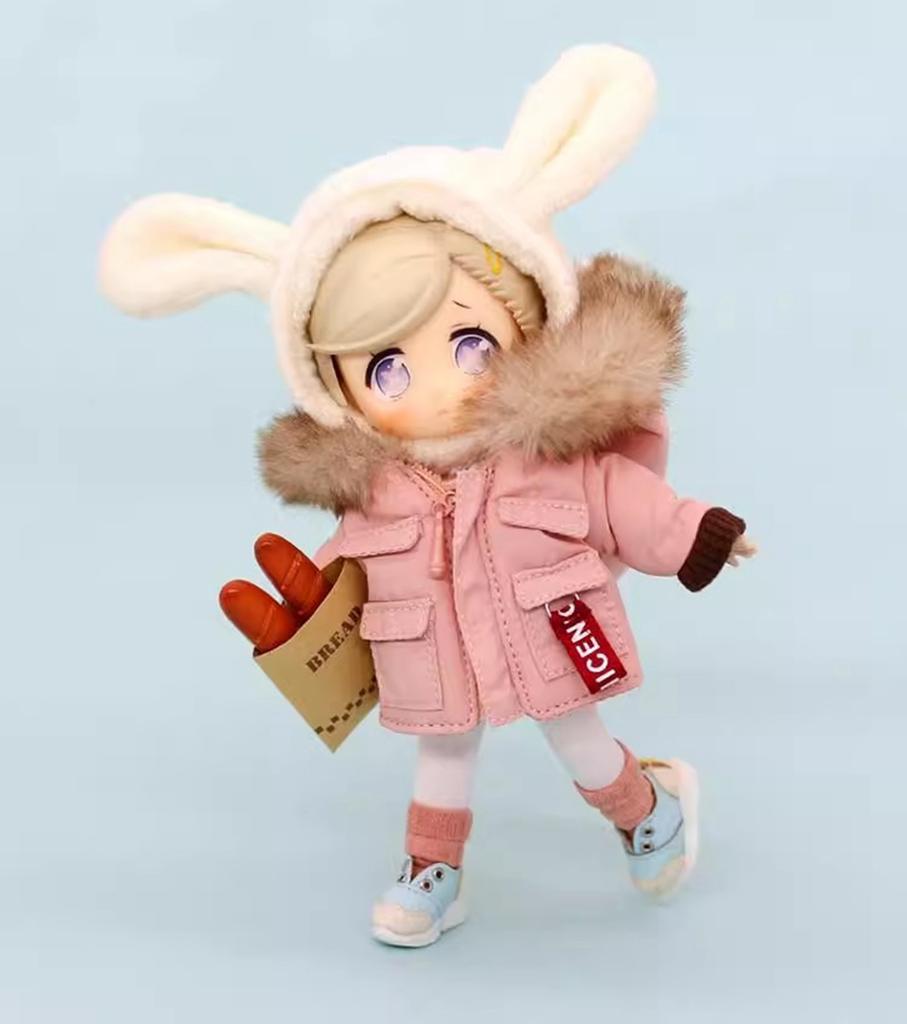 Neueste Mini Süße Daunenjacke Baumwolljacke Mantel Mantel Mit Kapuze ob Kurze Socke für 1/12bjdobitsu11mollysob11 Puppen Schuhe Zubehör Premium Qualität