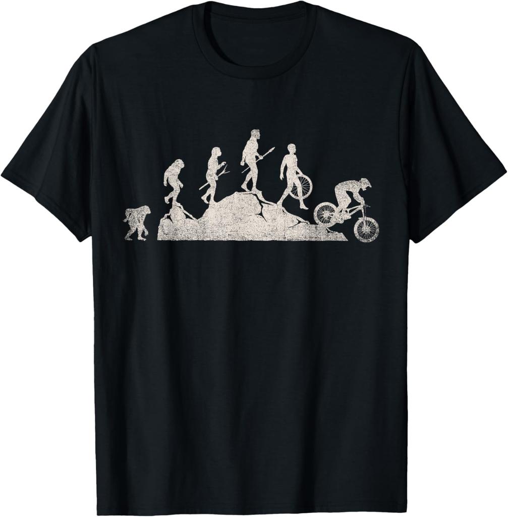 Mountain Biking  Cyclist Rider Bicycle Single Track Riding TShirt Customizable Graphic T Shirts Print on Demand Ropa Hombre