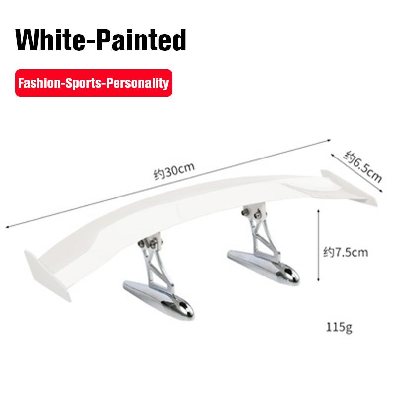 Mote Universal bil Modifisert bakvinge karbonfiberlakkert bil bakspoiler Liten bil bagasjerom utvendig vingedeler Bil