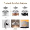 UFO Regentropfen Aroma Diffusor Ätherisches Öl Diffusor mit Fernbedienung 7 bunte Lichter Aroma Diffusor Luftbefeuchter für Zuhause