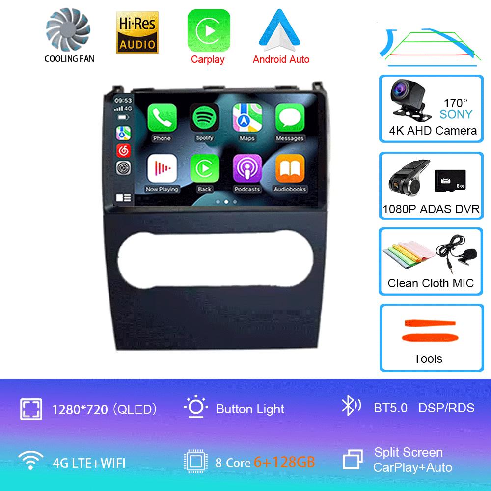 Android 14 GPS Car radio Multimedia Head unit For Mercedes Benz B200 A B Class W169 A160 A180 A200 A220 2009-2012 BT Radio 4G