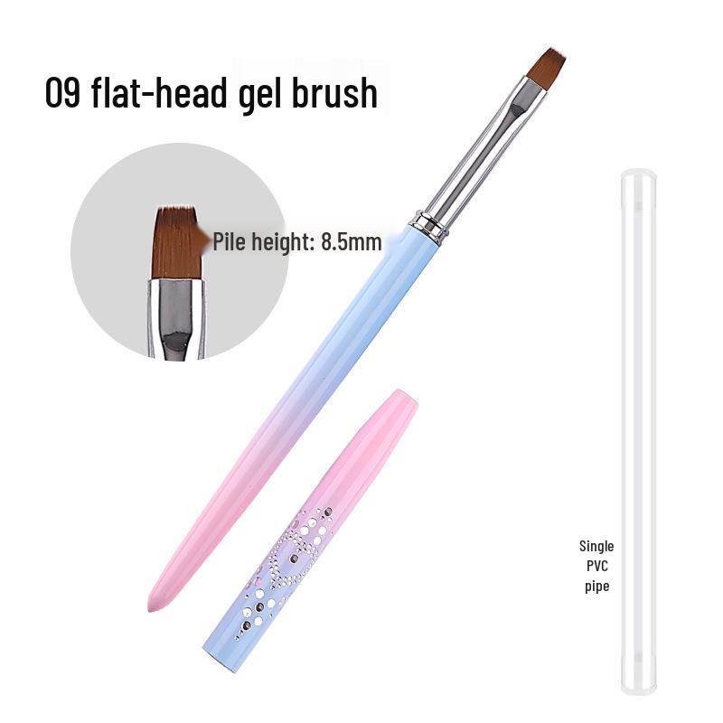 Nail Art Pen Set: 15-Piece Liner Gel Polish & Carving Blooming Brushes