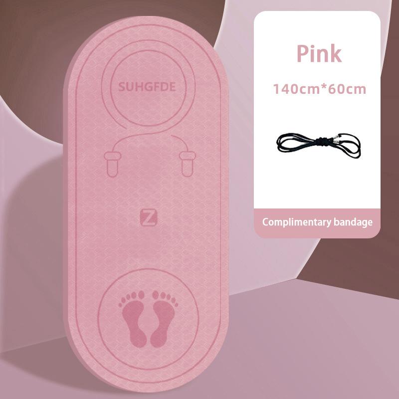 Verdicktes und verbreitertes Springseil-Pad, Indoor-Sport, stoßfeste und geräuschlose Haushalts-Fußmatten, Sport-Tanz, rutschfeste, wasserdichte Yoga-Matte