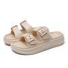 New platform slippers eva cool slippers couple beach outdoor men and women stepping on shit sandals