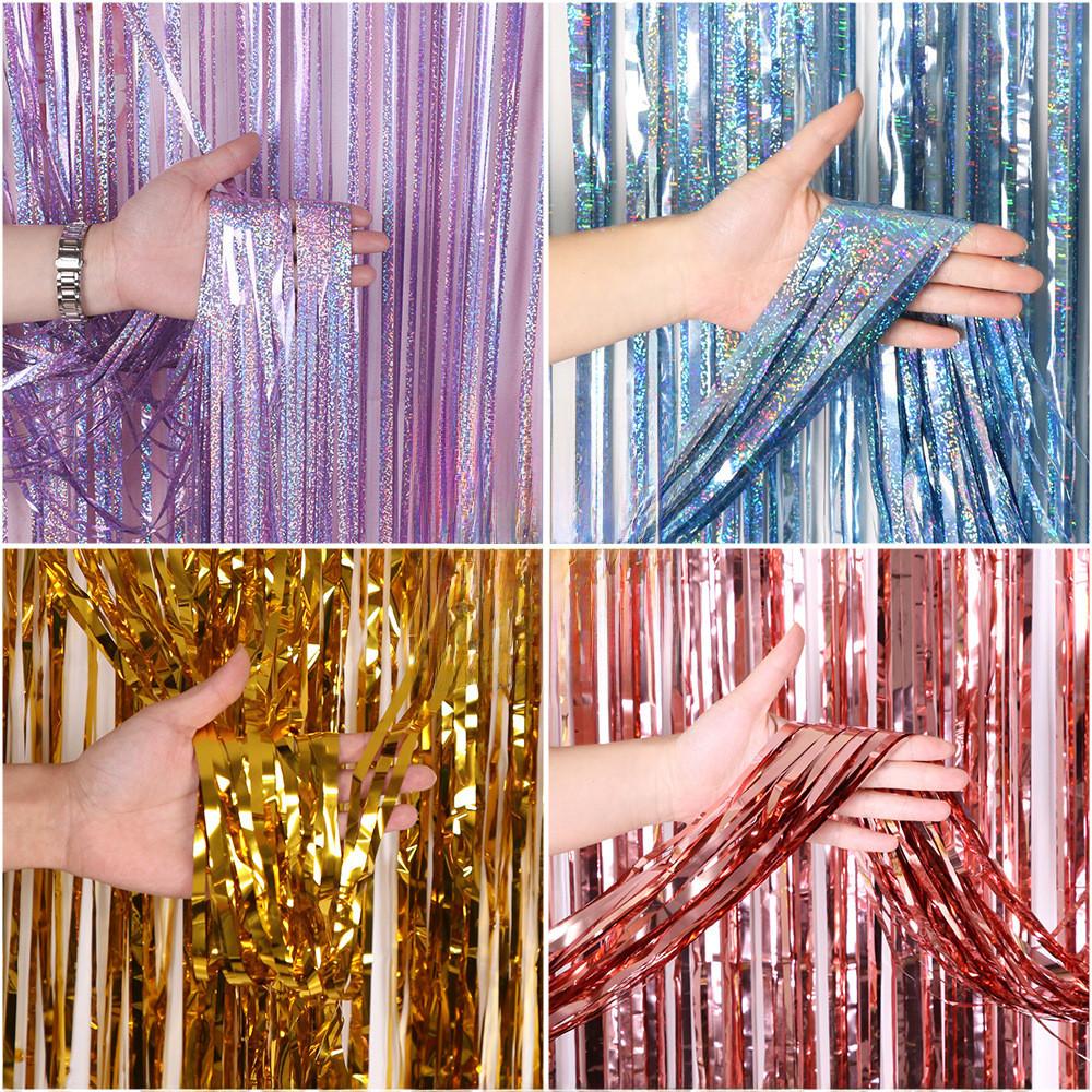 3m Charming Green Reflective Rain Curtain Great For Holiday Celebrations And Parties Theme