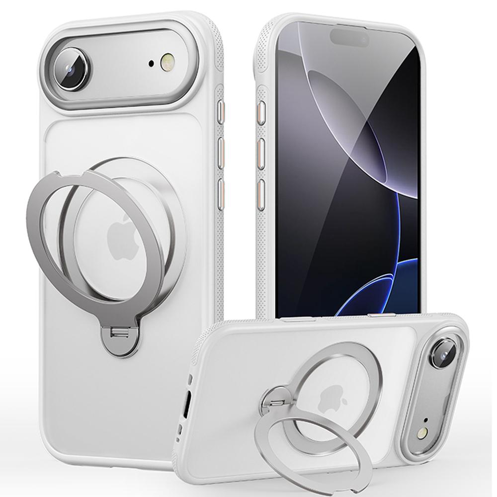 For iPhone Air Case Compatible with MagSafe Drop Proof TPU PC Kickstand Phone Cover