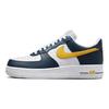 Nike Air Force 1 07 Embossed Hoops - Ossidiana Scuro Sneakers da Uomo Blu Bianco Oro Università FJ4209-400
