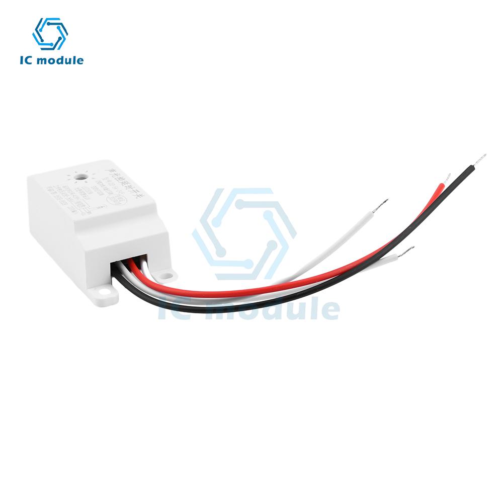 AC220V Sound Light Control Switch Automatic Voice Sensor Detector Switch Sound Light Control Delay Switch for Ceiling Light