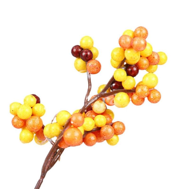 10pcs Artificial Berry Stems Christmas Berry Picks Decor Berries Branches