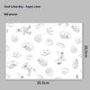 500Pcs Oil-Absorbing Kitchen Oil-Proof Wax Paper Fries Fried Chicken Oil-Absorbing Paper Bread Bake Separating Pad Paper