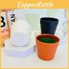 White Plastic Flower Container With Foam Base For Tabletop Gardening