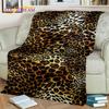 3D Wild Sexy Leopard Stripe Print Blanket,Soft Throw Blanket for Home Bedroom Bed Sofa Picnic Travel Office Cover Blanket Kids