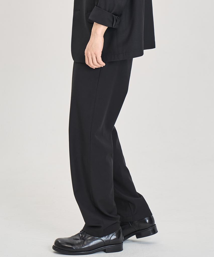 PRAIRIE [All Season] Wool Blended Slacks (Black)