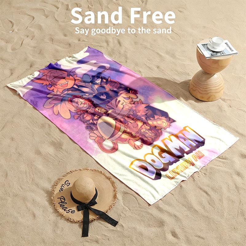 Dog Man Beach towels also serve as bath towels summer essential a musthave for the outdoors the beach and the pool