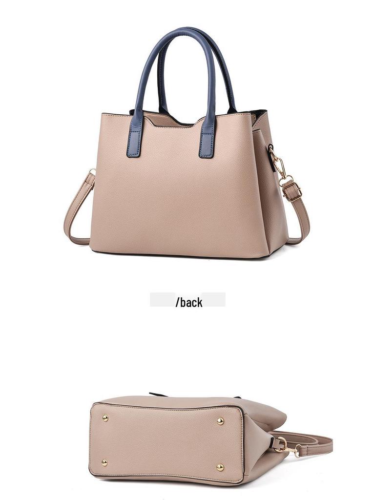 Women's Large Capacity Multi-layer Shoulder and Crossbody Bag - European and American Fashionable, Simple Style