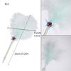 Antiqued Feather Ballpoint Pen Multipurpose Feathered Signing Pen for Student Adult Daily Writing Note Taking Journaling