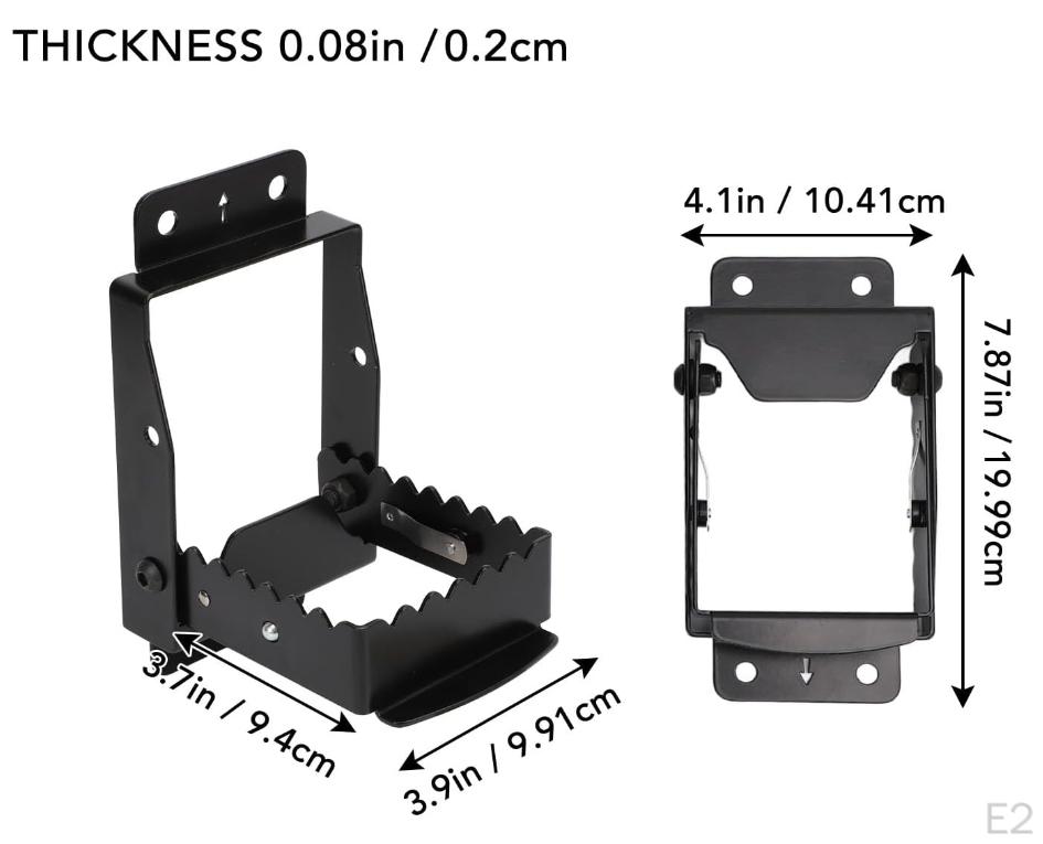 2x ATV Foot Pegs Motorcycle Accessories Black Simple Installation Repair Parts Comfortable