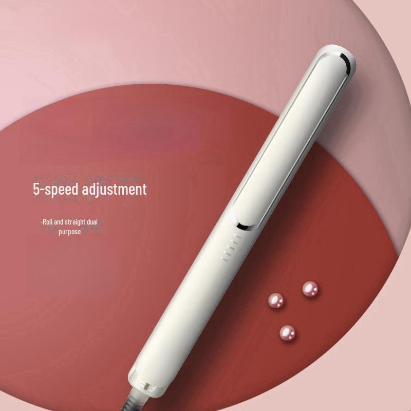 Dual-Use Automatic Hair Straightener & Curler with Wet/Dry Four-Temperature Settings 