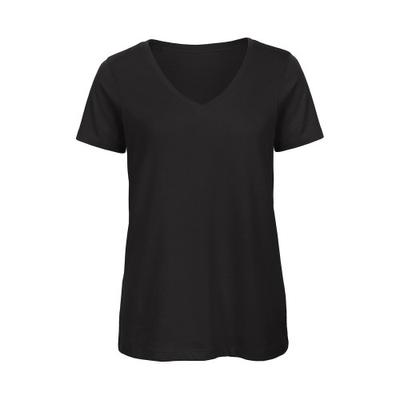 Womens/Ladies Inspire Organic Cotton V Neck T-Shirt