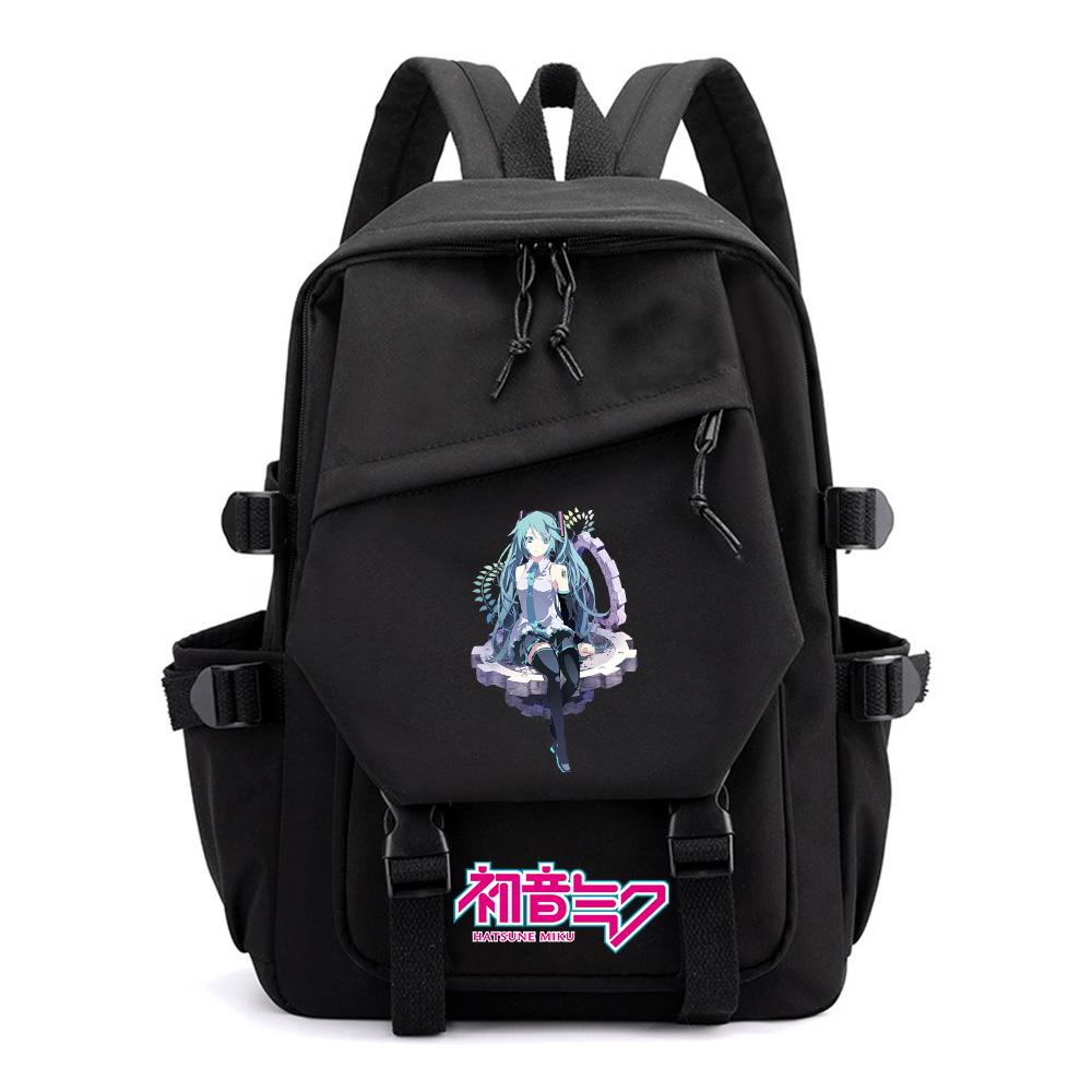 Anime Cartoon Hatsune Miku Printed Backpack for Teen Boy Gril Schoolbag Children Student Women Large Capacity Waterproof Travel Bag Kid Gift Mochila