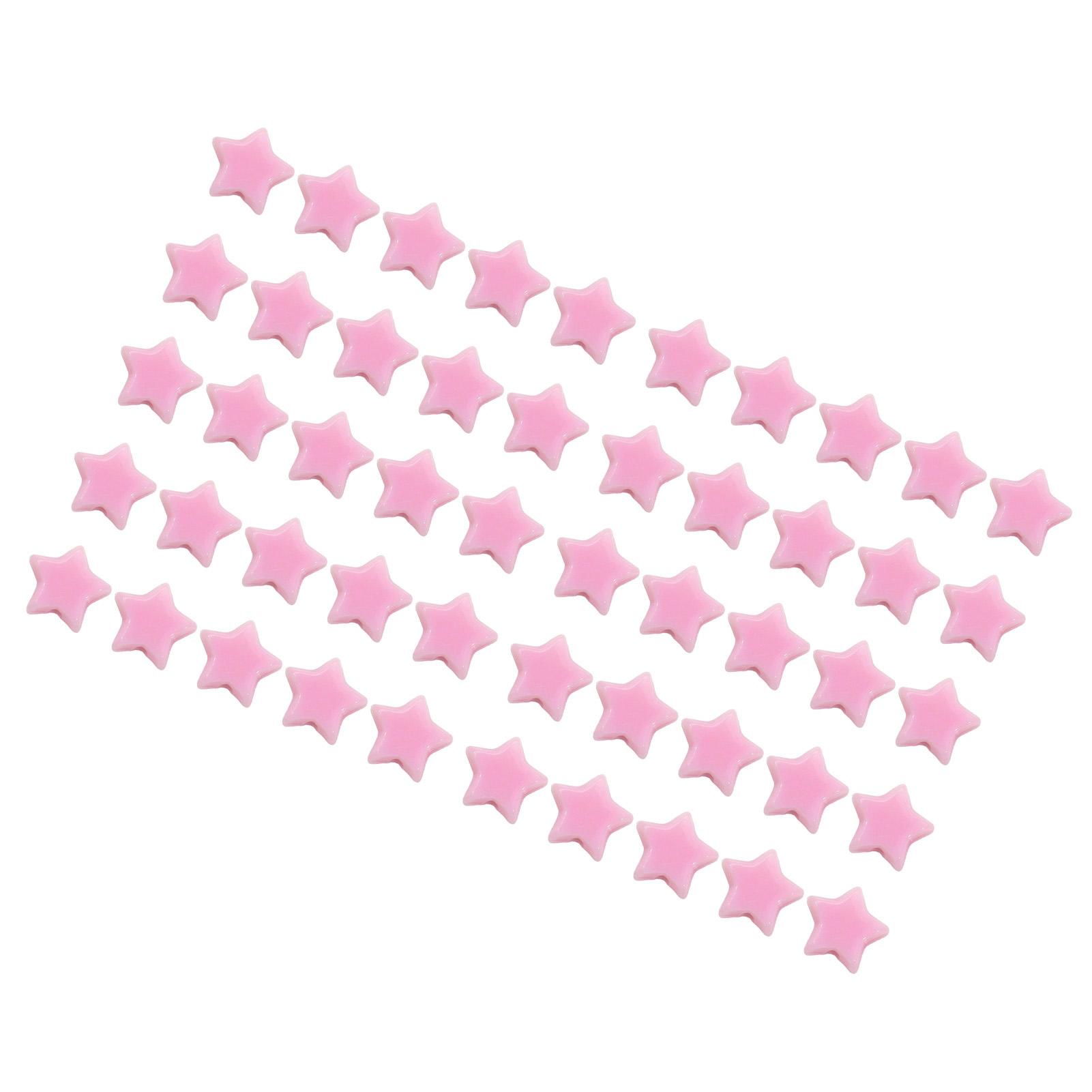 

50 шт. Звездные бусины милые акриловые звезды россыпью для самостоятельного изготовления ювелирных изделий браслет ожерелье розовый