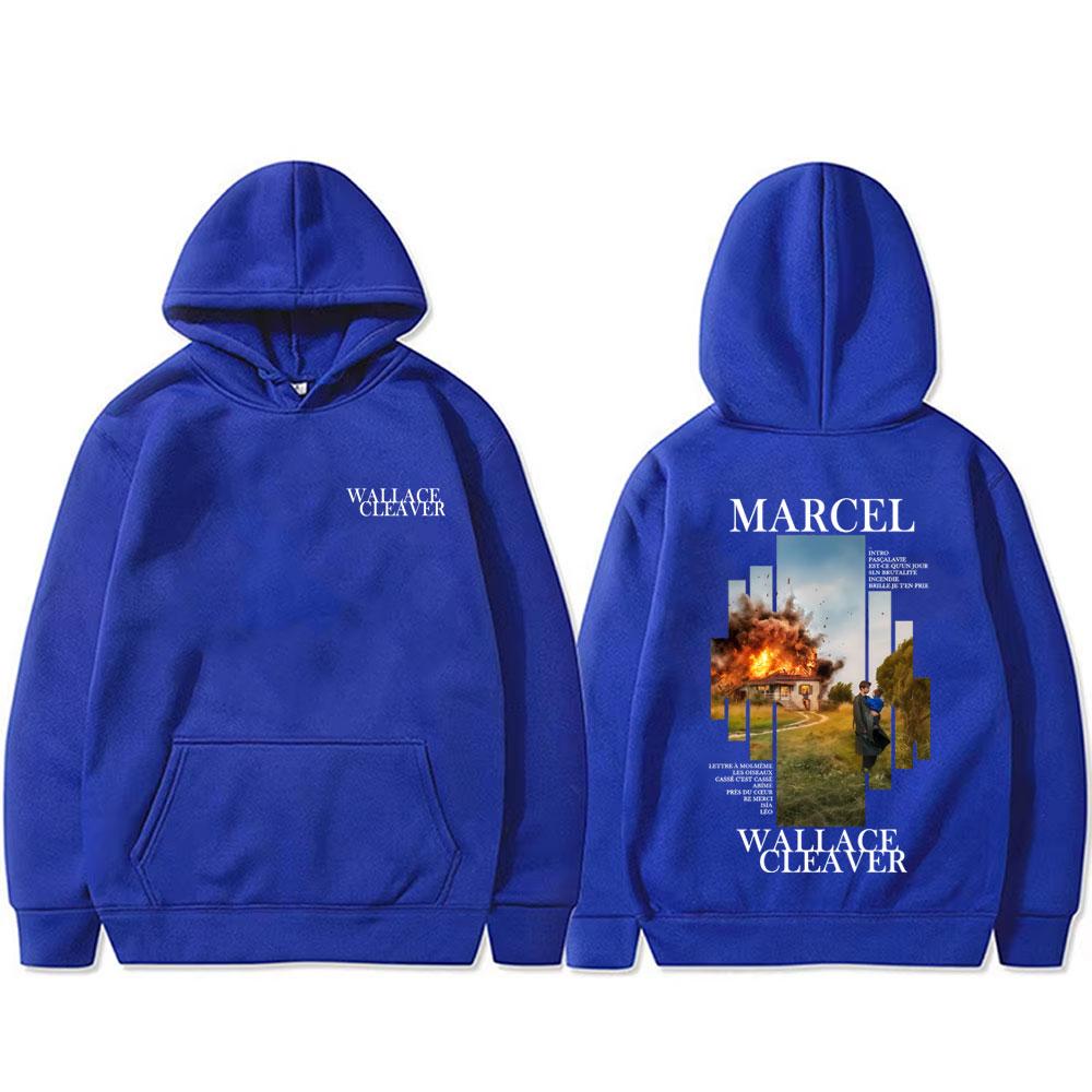 Rapper Wallace Cleaver Marcel Album Graphic Hoodie Unisex Hip Hop Fashion Pop Music Sweatshirt Male Fleece Cotton Pullovers