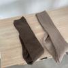 Ladies Fall Versatile Solid Color Cotton Thigh High Calf Socks