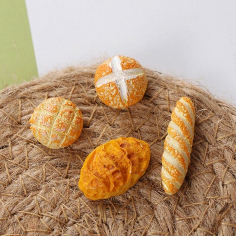 Realistic Mini Bread Replicas For Dollhouses Kitchen Accessories Bakery Display Miniature Scenes