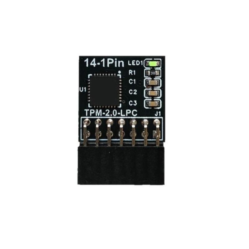 

TPM2.0 Encryption Security Module Remote Card 14Pin LPC Trusted Platform Integration Computer Adapter Replacement 1