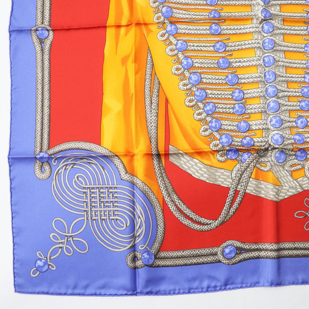 Pristine HERMES scarf Galons et Brandebourgs silk Women Used