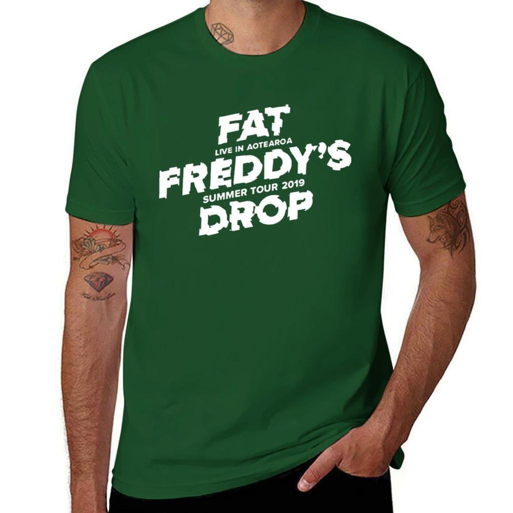 Fat Freddy&x27;s Drop Aotearoa Summer Tour 2019 Essential . T-Shirt Boys Animal Print Quick-drying Plain White T Shirts Men