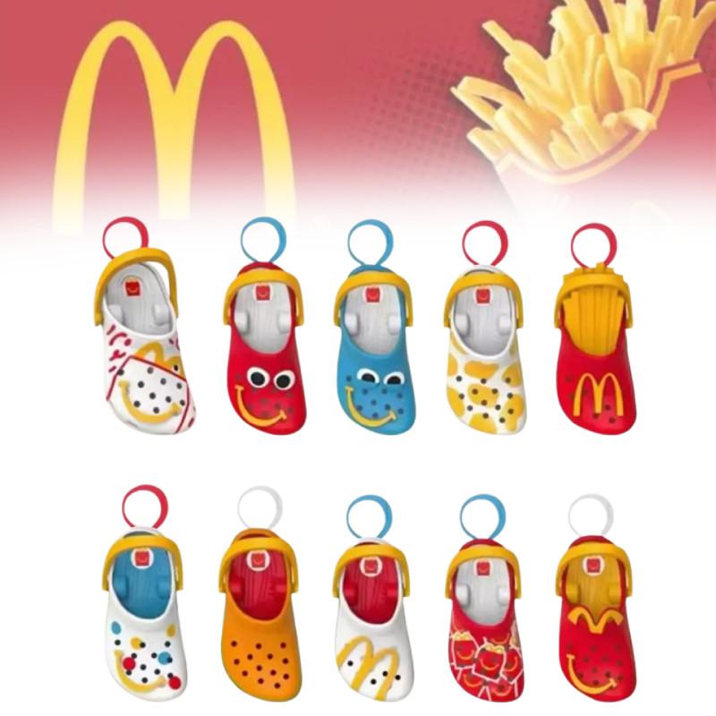 Zábavné a barevné Crocs McDonald's Miniklíčenka Pantofle Pro Děti I Dospělé