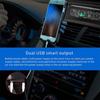 Mini Dual USB Charger Adapter Car OBD Charging Universal 12V 24V LED Voltage Display Charger Socket Fast Charging Power