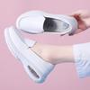 Air Cushion Nurse Shoes Women's Spring and Summer New Leather Hollow Soft Sole Breathable Special Medical Work Shoes In Stock