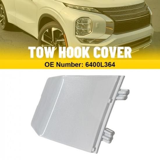 

1PCS Front Tow Hook Hole Cover White 6400L364 for Mitsubishi Outlander -2024