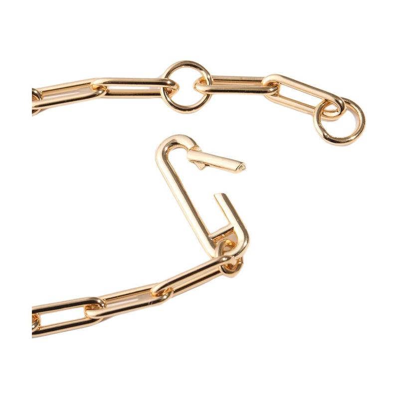 TORY BURCH Chain hollow decoration 18k gold plated brass bracelet women's gold 153643-720-gold F
