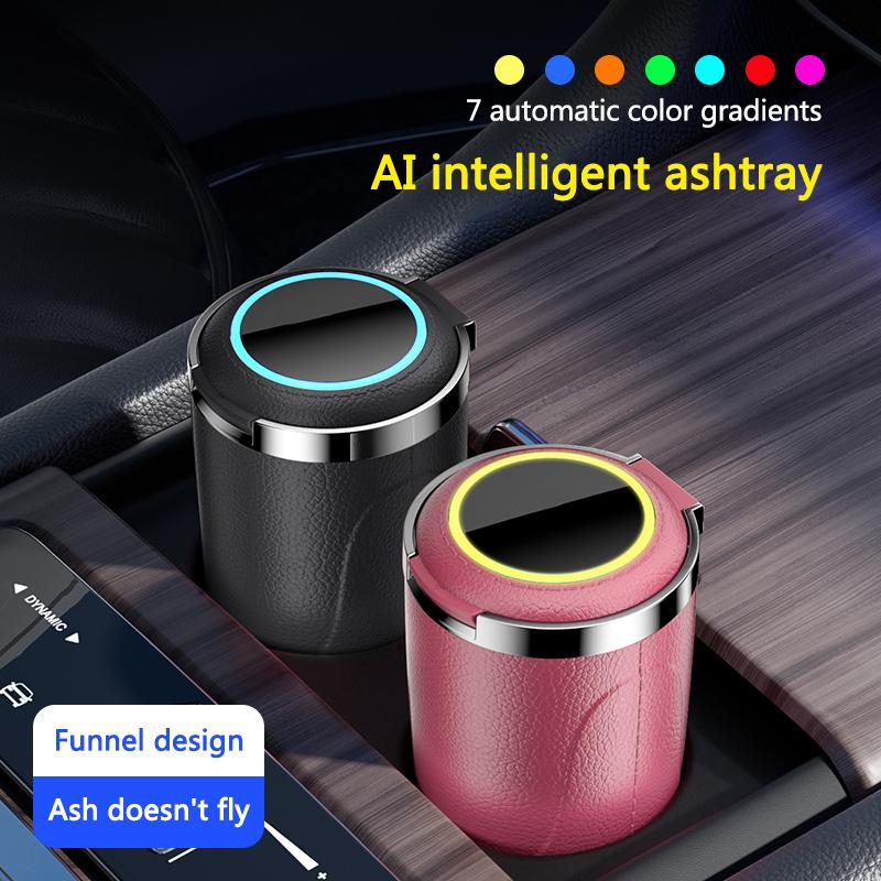 For Jeep Car Inside Ashtray Cigarette Holder LED Light For Jeep Renegade Wrangler Gladiator Grand Liberty Cherokee Compass Ac